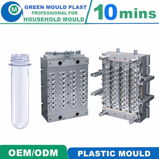 Bottiglie in plastica per animali domestici personalizzate, preforme, vetro, stampi a iniezione, stampi per imballaggio