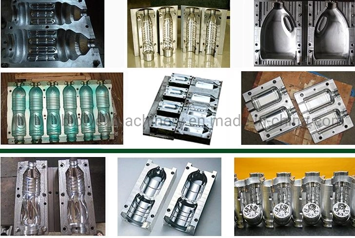 Customized Designed 2 Cavity Pet Bottle Semi Automatic Plastic Water Bottle Mould Blow Mold