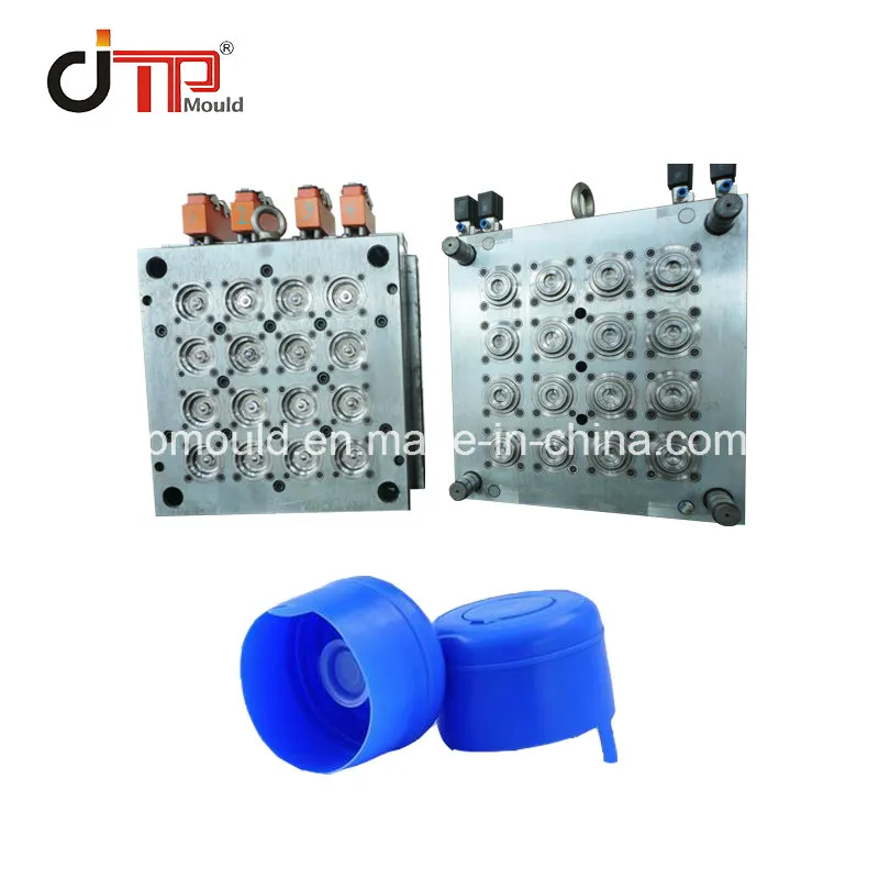 Stampo per tappo ad iniezione in plastica con coperchio per acqua in bottiglia da 6 cavità personalizzato Huangyan Factory 6