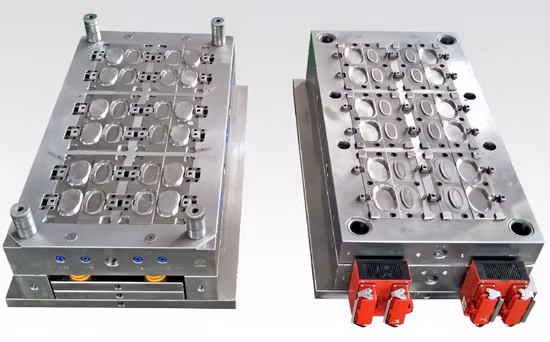 Stampo per iniezione collo tubo preformato in plastica per bottiglie in PET