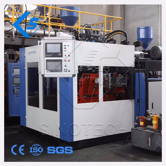 Macchina automatica per estrusione-soffiaggio per la produzione di bottiglie d'acqua/contenitori/tamburi/barili/taniche/giocattoli/serbatoi d'acqua in plastica HDPE PP PETG ABS